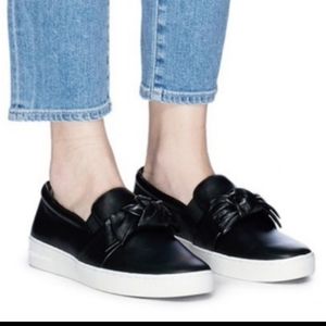 Micheal kors Willa Leather bow slip ons 9m
